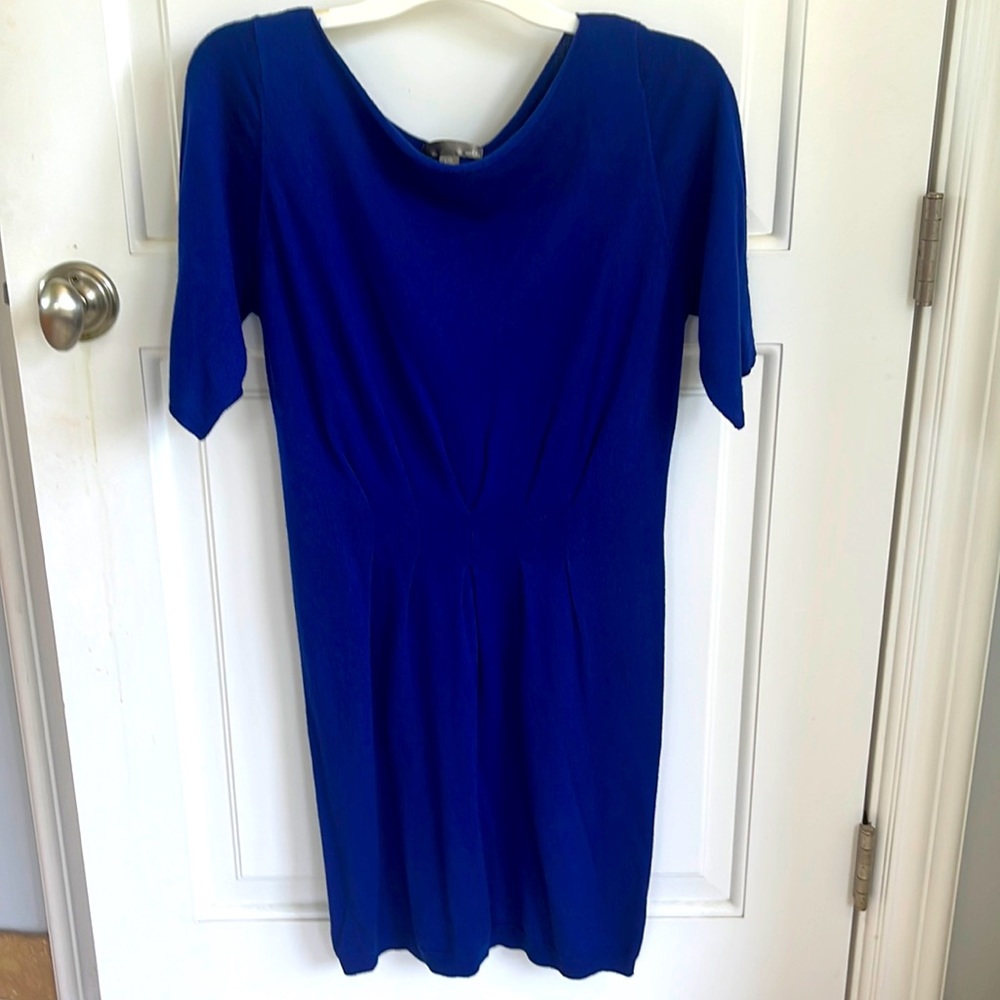 Love 21 Royal Blue Wool Viscose Dress SZ L